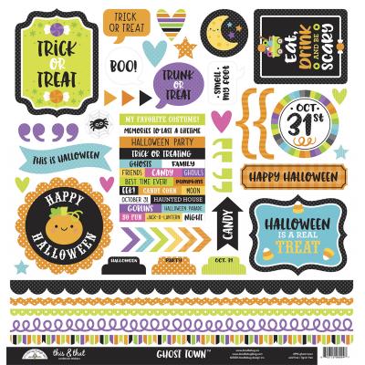 Doodlebug Ghost Town Sticker - This & That Sticker